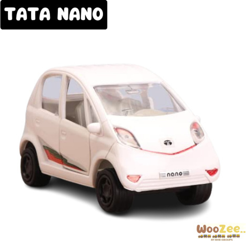 WooZee TATA NANO Miniature Pull Back Car With Doors Openable
