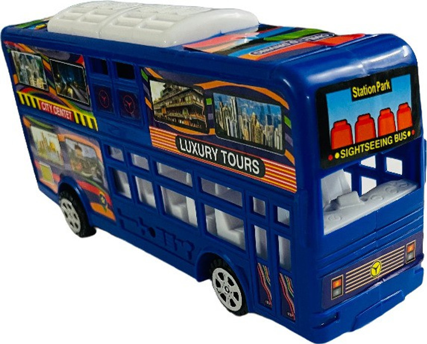 sky toys Sky Toys Bus London Low Floor for Kids Multi Color Bus