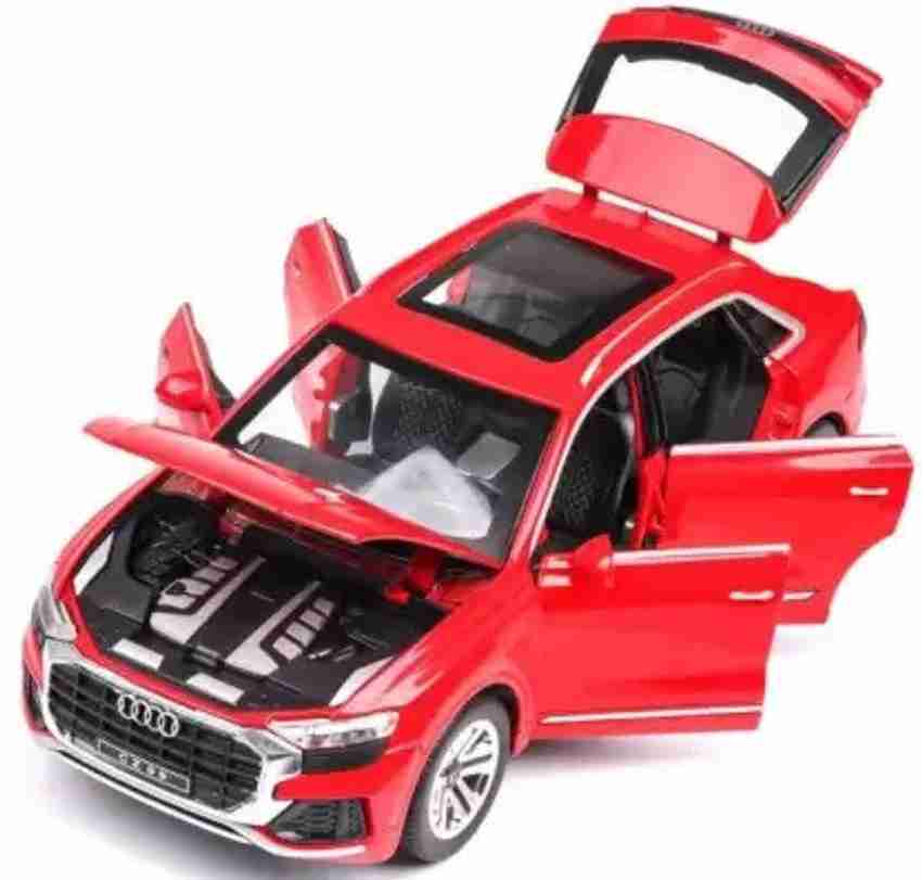 deoxy Diecast 1 32 Audi SUV Q8 Metal Pullback Toy car Openable