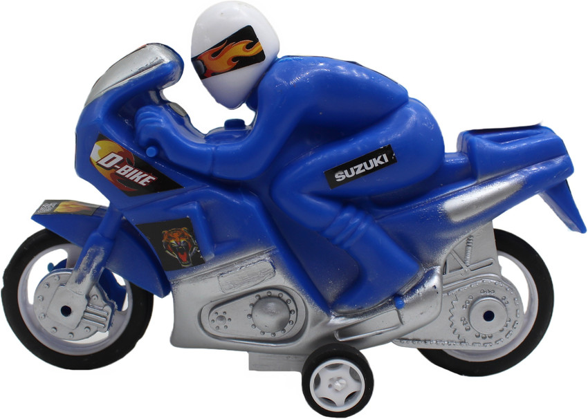 Blue motorbike toy deals