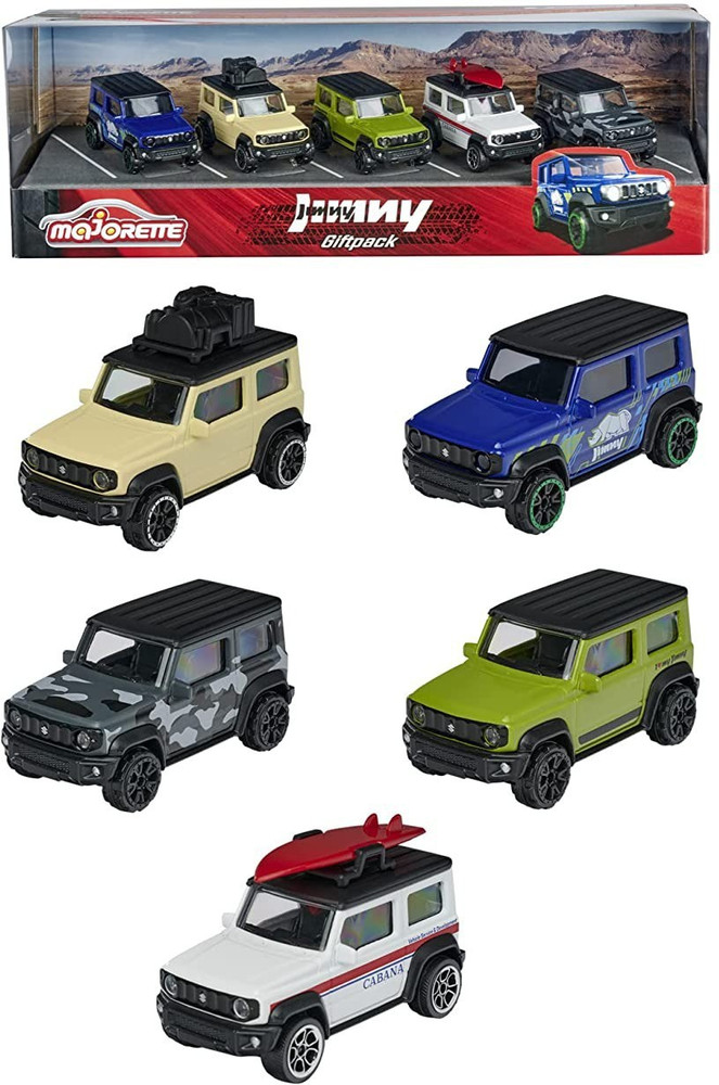 Majorette Suzuki Jimny Gift Set SUV Models Die Cast Metal Toy