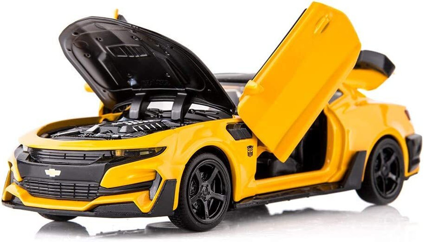 FUNABLO Bumblebee Car Model Toy 1 32 Zinc Alloy Casting Pull Back