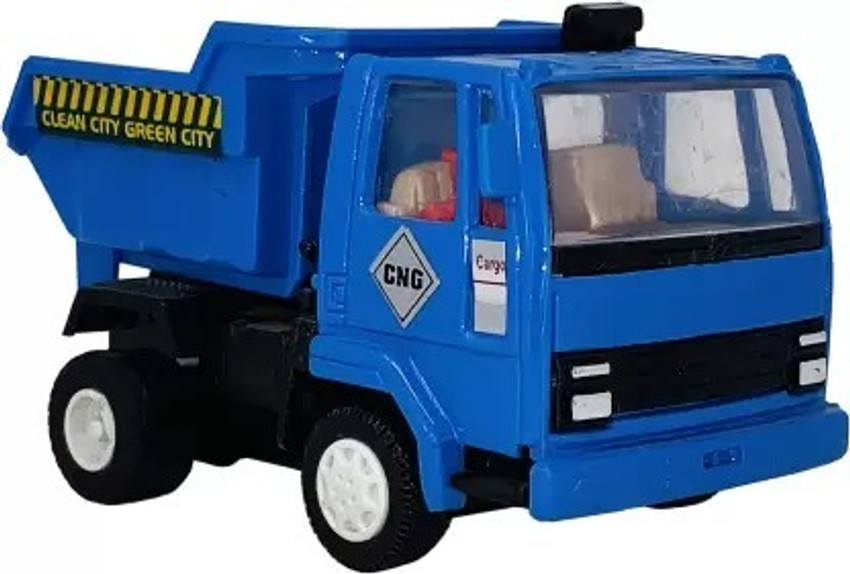 Blue dump truck toy discount