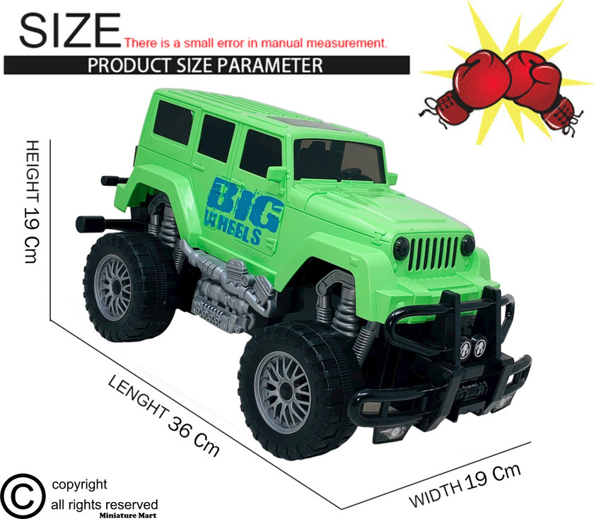 Monster jeep discount toy