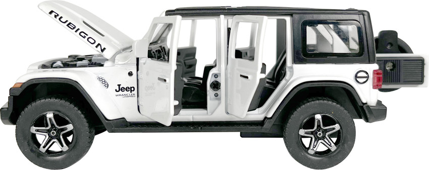 Toysry Toys 1 32 Jeep Rubicon Metal Die Cast Doors Openable Lights and Sound 1 32 Jeep Rubicon Metal Die Cast Doors Openable Lights and Sound shop for Toysry Toys products in India. Flipkart