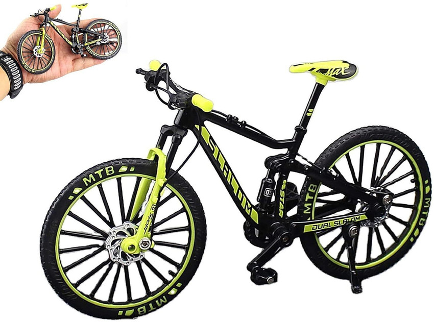 Miniature mountain bike toy shop