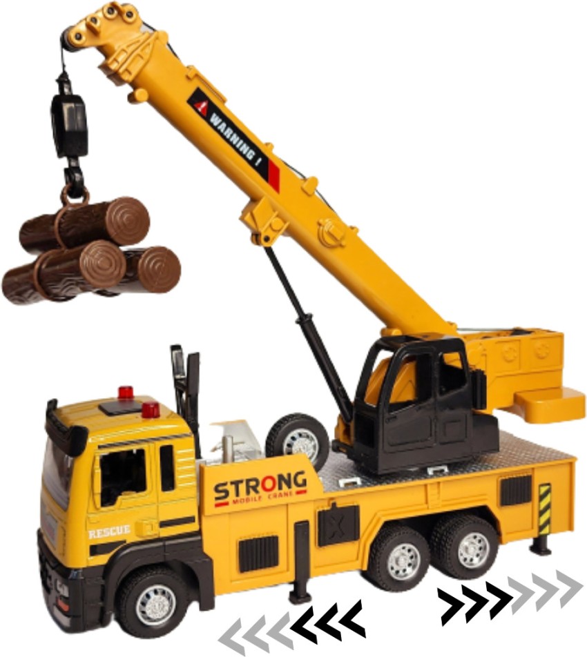 Toytrends NM Toys Die Cast Alloy Crane Truck with Lights & Sound - Die Cast  Alloy Crane Truck with Lights & Sound . shop for Toytrends NM Toys products  in India.