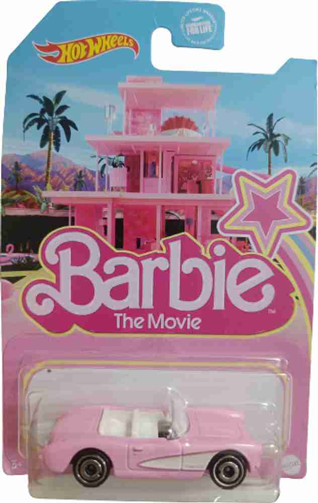 HOT WHEELS 1956 Corvette Barbie the Movie Die Cast Car New Edition