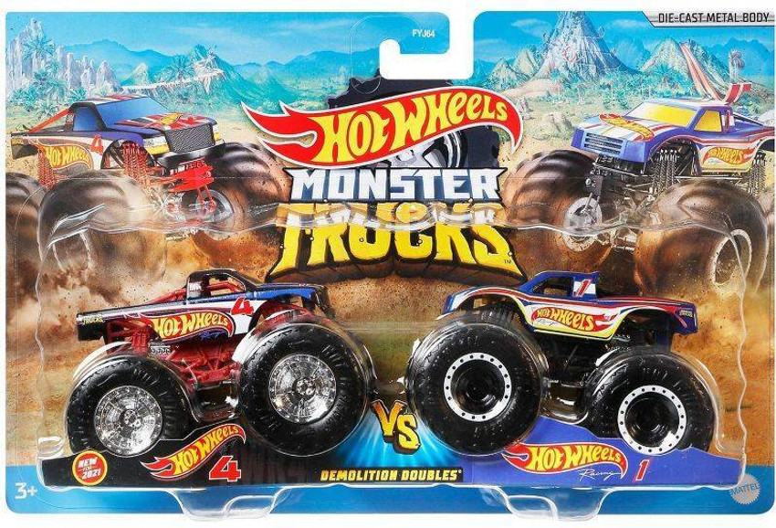 Hot Wheels Monster Trucks - Demo Derby - Mattel Gbt55 no Shoptime