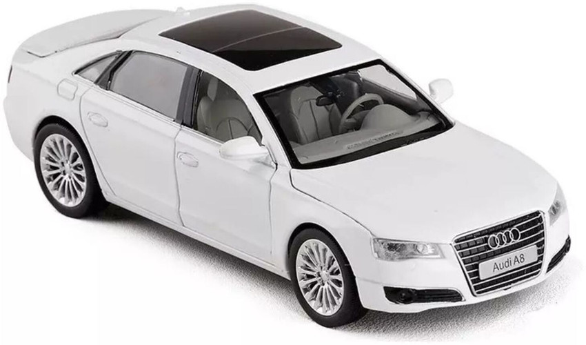 White audi toy car deals