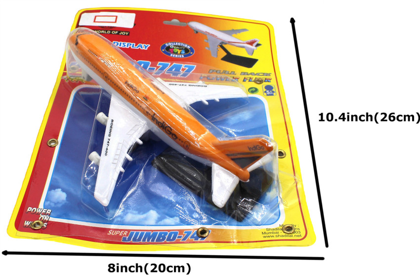 Orange airplane toy store