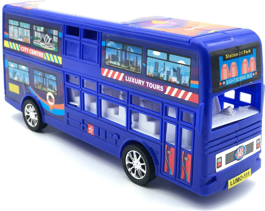 jmv Bus toy for kids Medium Size Double Decker Bus 25 7 10 cm
