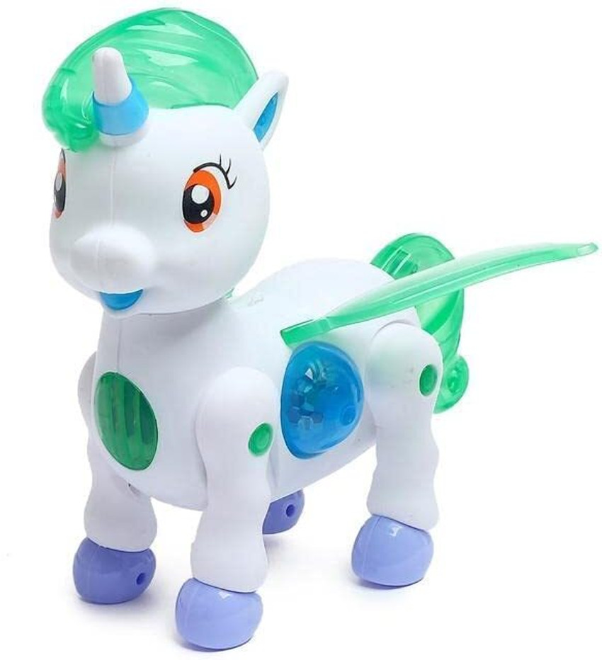 IndusBay Musical Walking Unicorn Light and Sound Pony Horse Toy for Kids Girls Musical Walking Unicorn Light and Sound Pony Horse Toy for Kids Girls shop for IndusBay products in