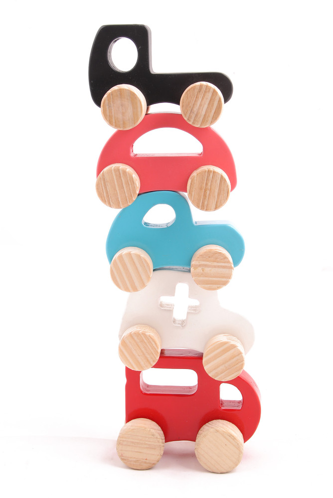 Wooden car drop toy new arrivals