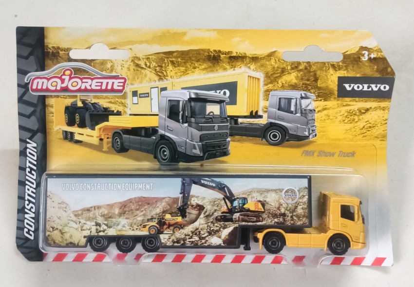 Volvo Truck FMX Skip Yellow color Construction series Majorette Scale 1:87