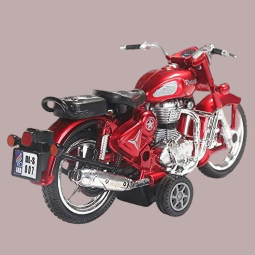 KIDDOYS Pull Back Action In Look Like A Real Bullet Model Bike