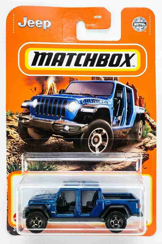 Mattel hotwheels Matchbox Jeep Gladiator Blue Matchbox Jeep
