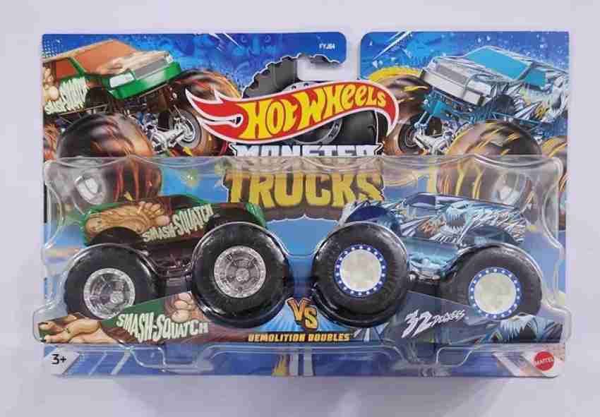 Hot Wheels Monster Trucks Demolition Doubles MOTOSAURUS vs. MEGA