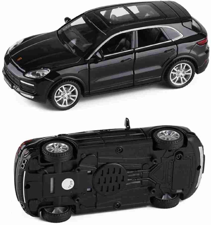 Scale Model Collector Car for Porsche Cayenne 1:32 Simulated Miniature Car  Model Sound and Light Pull Back Mini Car Miniatures Diecast Vehicles (Size