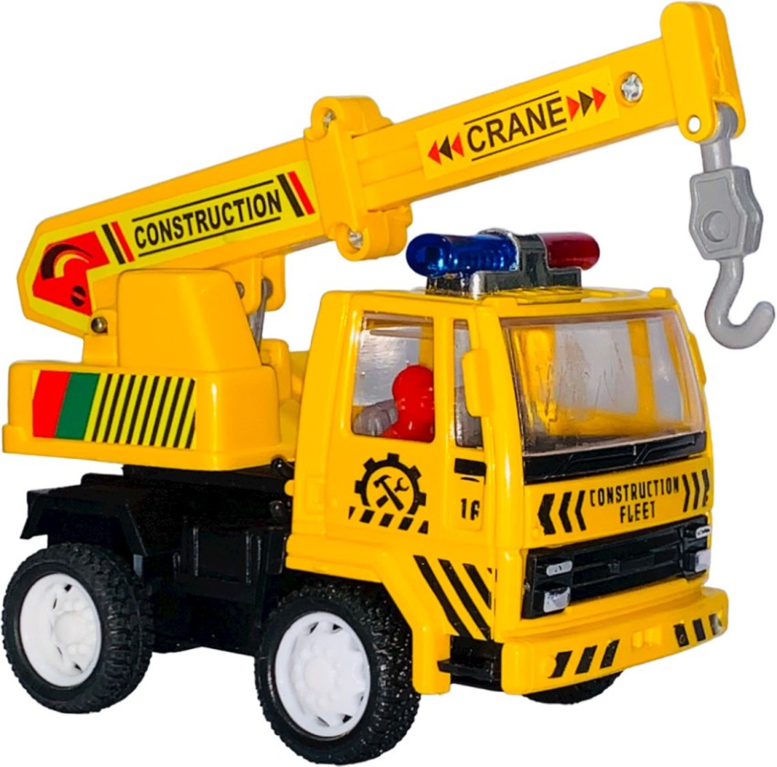 Miniature Mart Kids Small Size Pull Back & Go Crane Truck For Kids