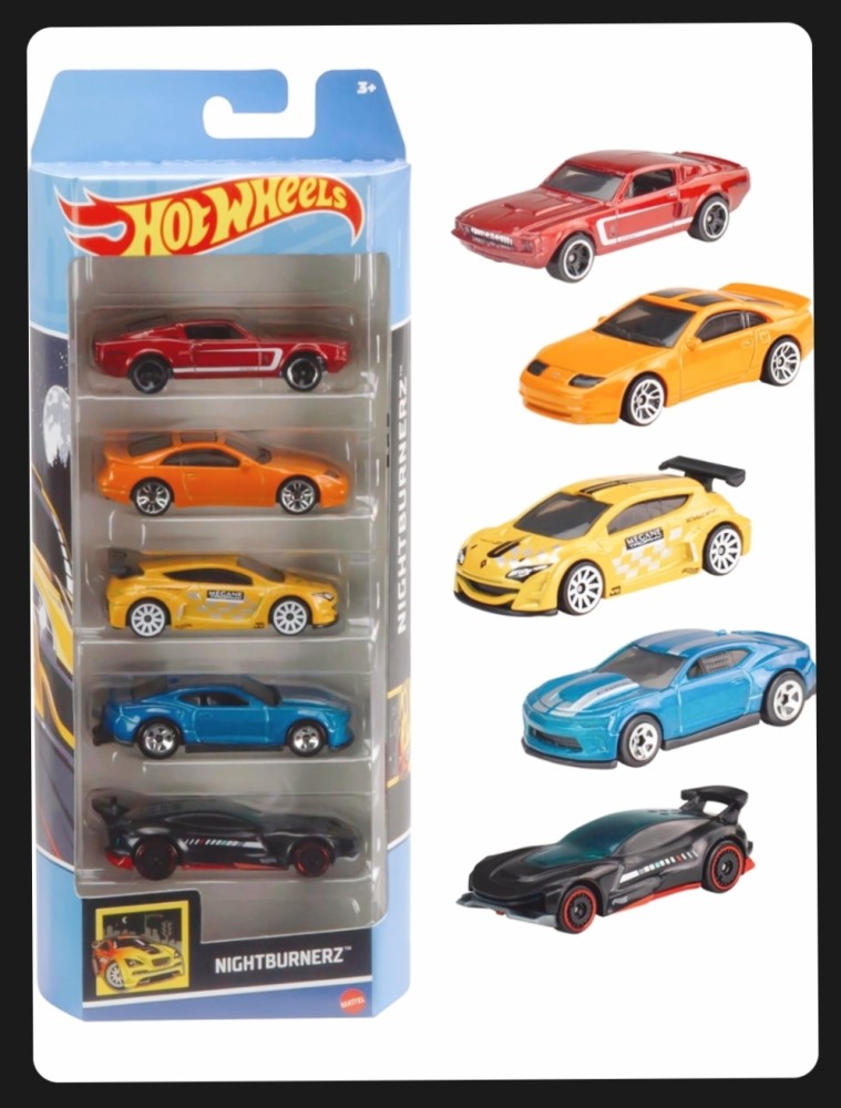 HOT WHEELS HW NIGHTBURNERZ SERIES PACK OF 5 DIE CAST TOY CAR HW NIGHTBURNERZ SERIES PACK OF 5 DIE CAST TOY CAR shop for HOT WHEELS products in India. Flipkart