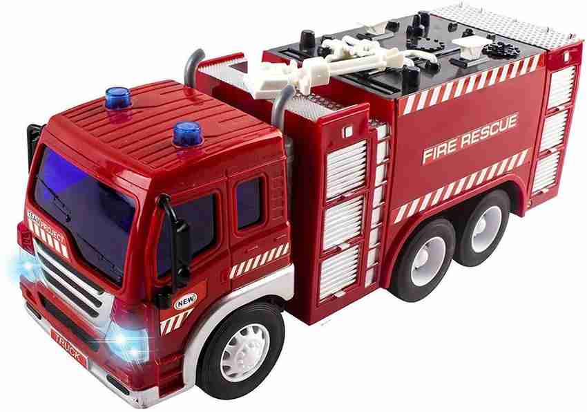 IndusBay Fire Station Fire Rescue Red Fire Brigade truck toys for