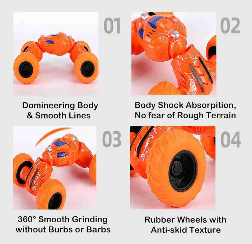HappyBive DTX Telescopic Car Double Sided Pull Stunt Action Car Toy for Kids Pack of 1 DTX Telescopic Car Double Sided Pull Stunt Action Car Toy for Kids Pack of 1