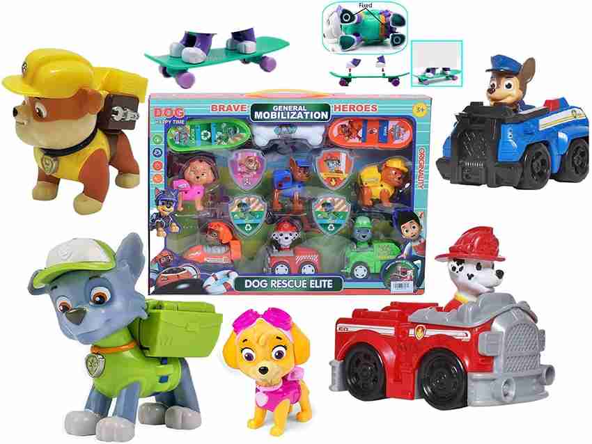 Paw patrol toys complete hotsell set