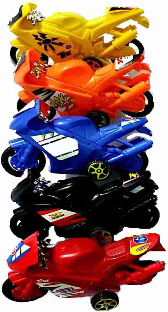 Plus Shine Mini Motor Bike Toy Play Set Motorcycle Toy Sports Bike Pull Back Action Toys Mini Motor Bike Toy Play Set Motorcycle Toy Sports Bike Pull Back Action Toys