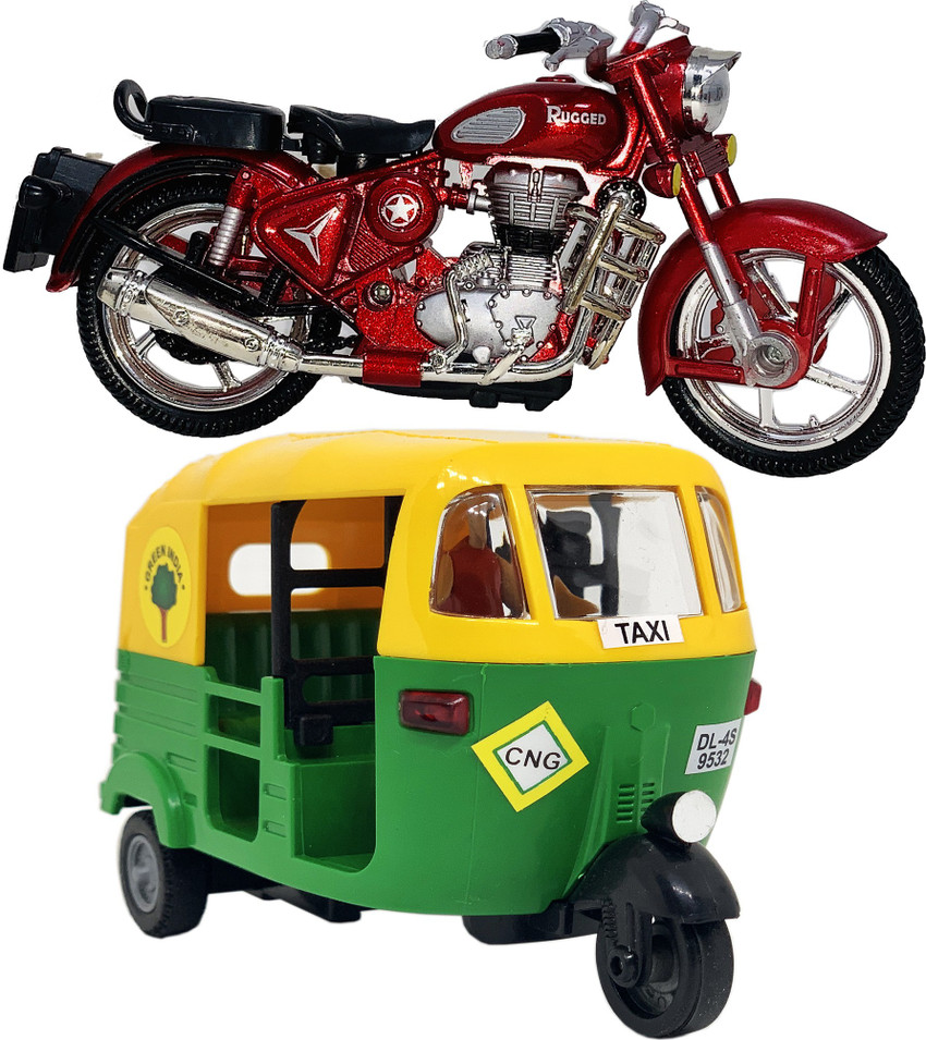 Wishmaster Set of 2 Combo Pull Back go Action Small Size Bike