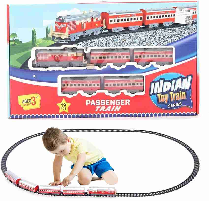 Sani International Toy Mall Red Train set big for kids to play birthday gift for baby and kids Toy Mall Red Train set big for kids to play birthday gift for
