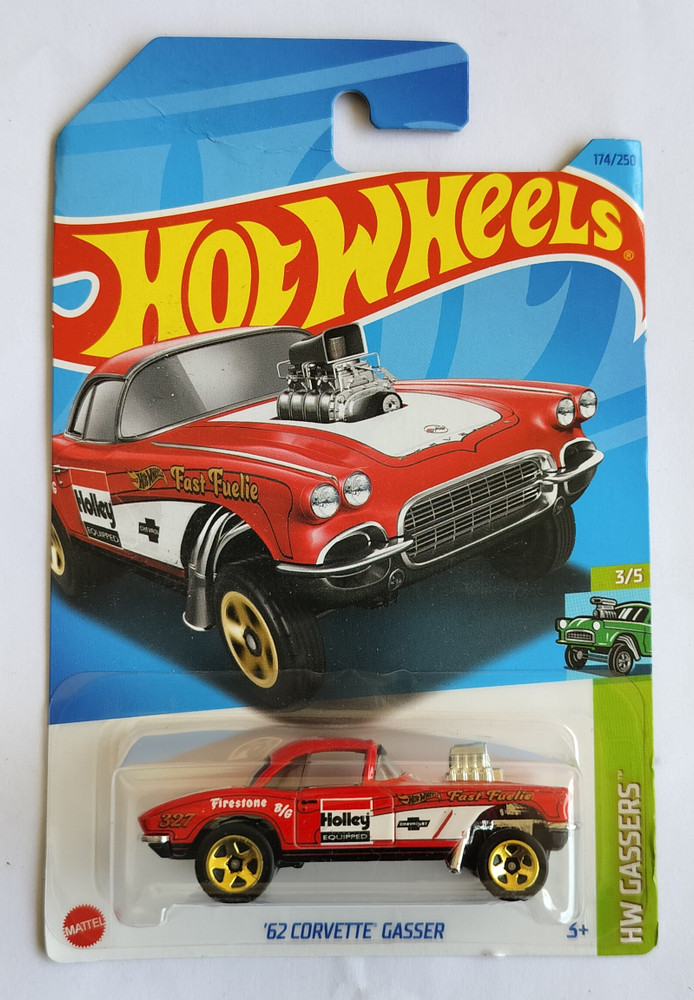 HOT WHEELS 62 CORVETTE GASSER 5 5 HW GASSERS 2023 EDITION 62