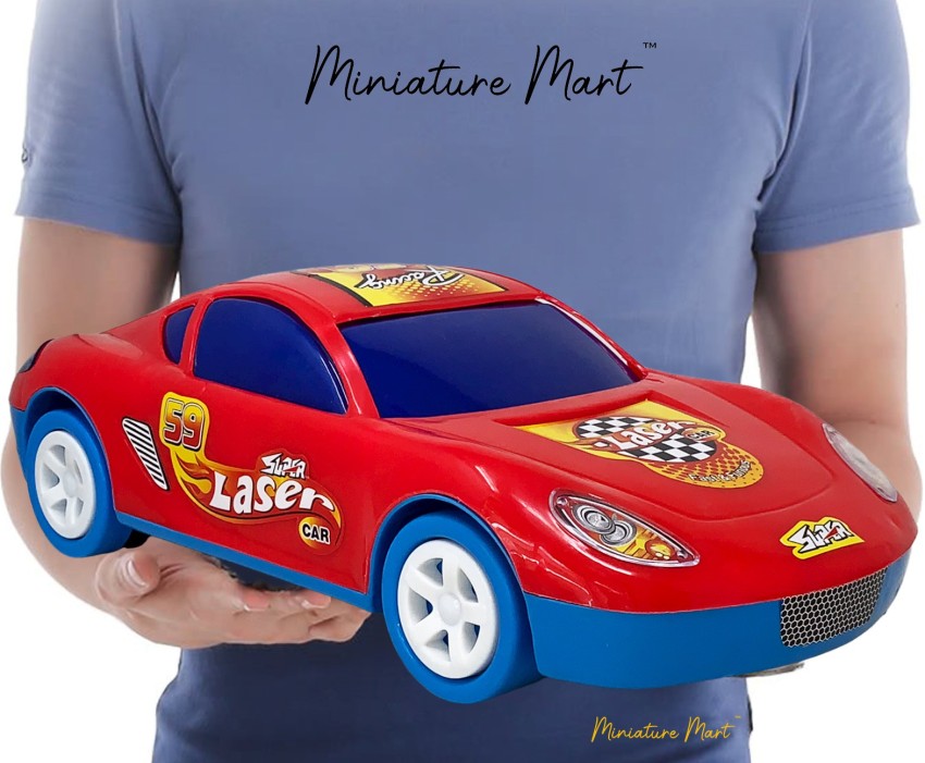 Miniature Mart Big Size Push & Go Toy Car for Boys