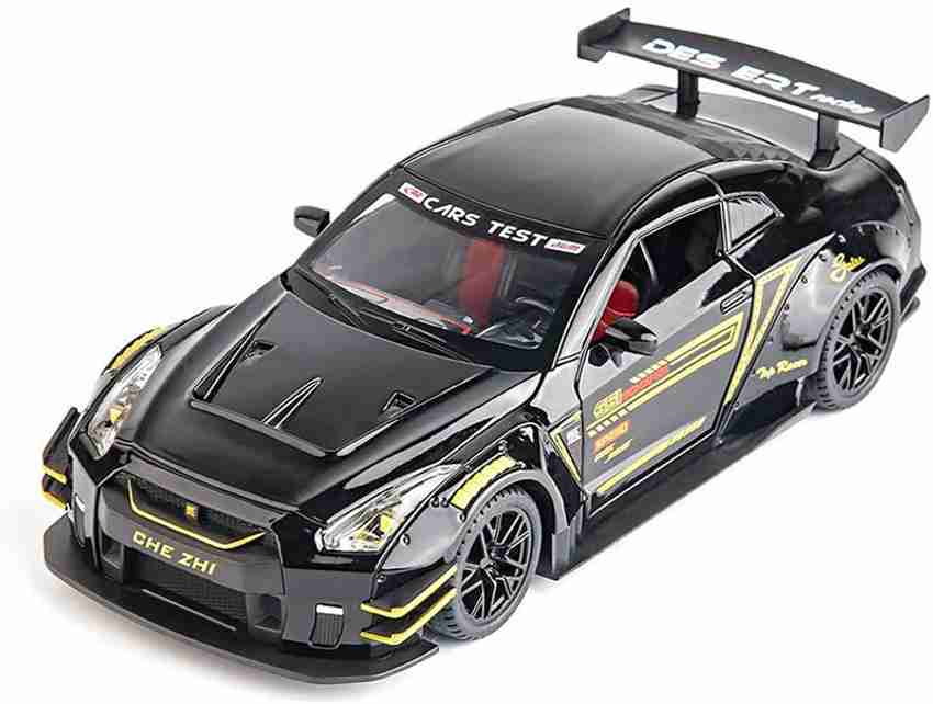 DARVICE 1 24 Scale Nissan GTR Sports Model Diecast Metal Pullback Toy Car Light Music 1 24 Scale Nissan GTR Sports Model Diecast Metal Pullback Toy Car Light Music shop for DARVICE