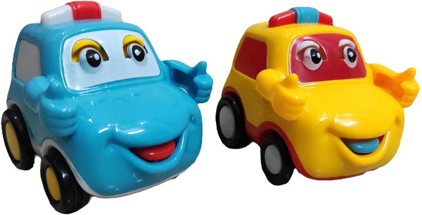Vasuki Smiley Cartoon Friction Powered Car Toy Set For Kids (Pack of 2) -  Smiley Cartoon Friction Powered Car Toy Set For Kids (Pack of 2) . shop for  Vasuki products in India. | Flipkart.com