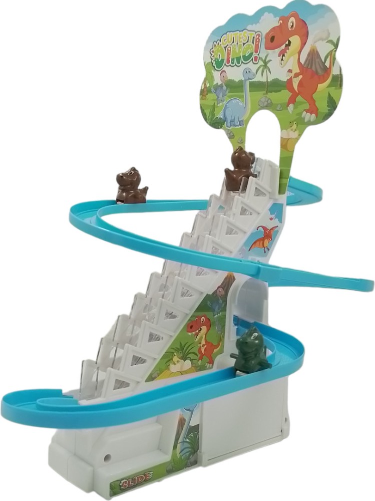 AKFLICKS Dinosaur Slide Toy Set – Climbing Cartoon Race Track Set Little  Lovely Toy set - Dinosaur Slide Toy Set – Climbing Cartoon Race Track Set  Little Lovely Toy set . shop