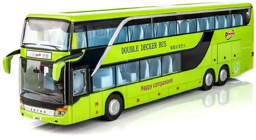 Diecast double discount decker bus