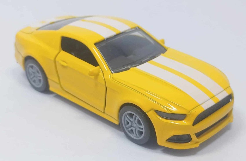 METAL YELLOW MUSTANG GT MODAL CAR TOY . shop for MQV