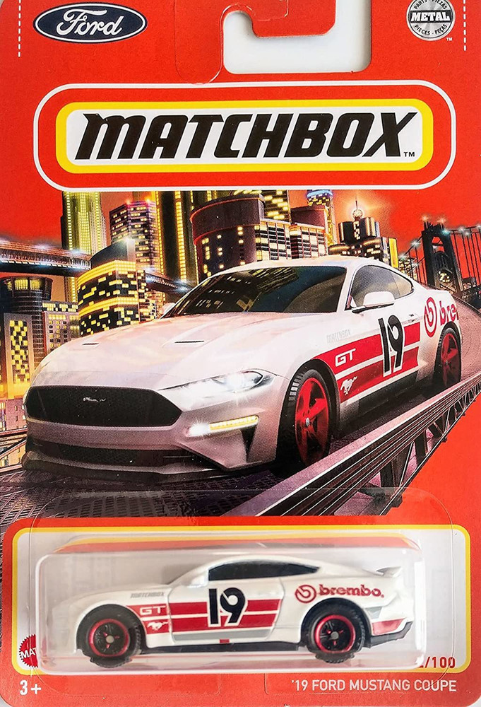 Mattel hotwheels Matchbox 2019 Ford Mustang Coupe Matchbox 2019