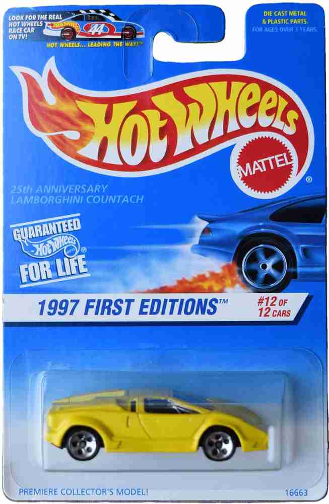 Mattel hotwheels LAMBORGHINI COUNTACH 25th ANNIVERSARY