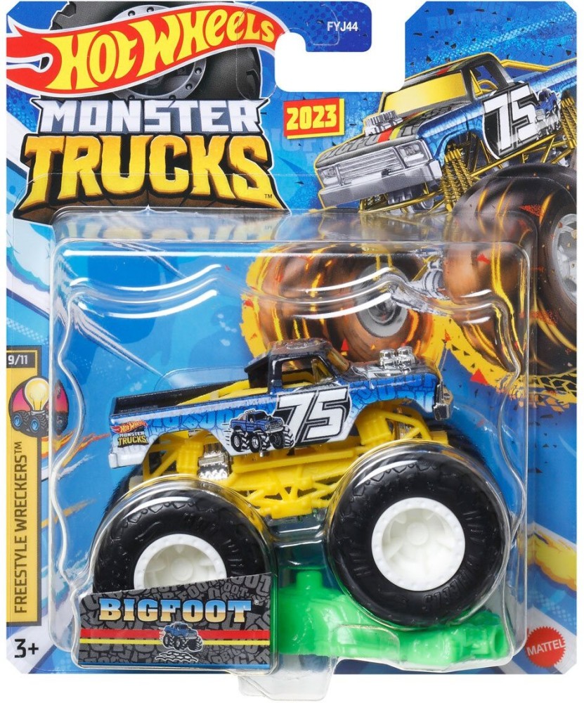 Hot wheels Basic Vehicles Monster Truck 1:64 Multicolor