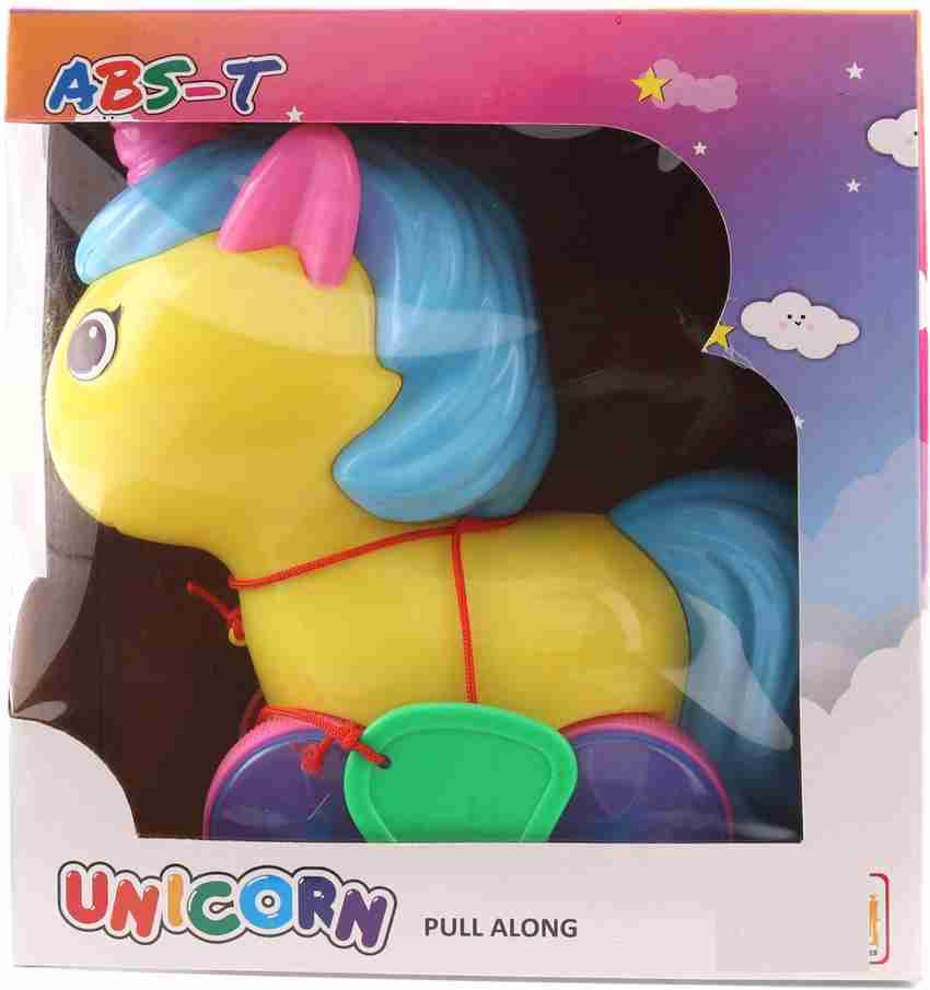 Unicorn pull along toy cheap