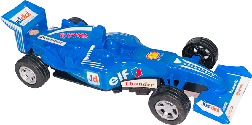 Blue racing online car toy