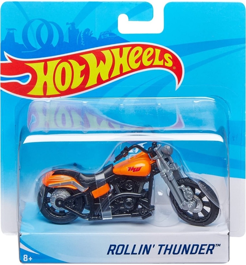 HOT WHEELS ROLLIN THUNDER BIKE PACK OF ONE DIECAST TOY VEHICLE