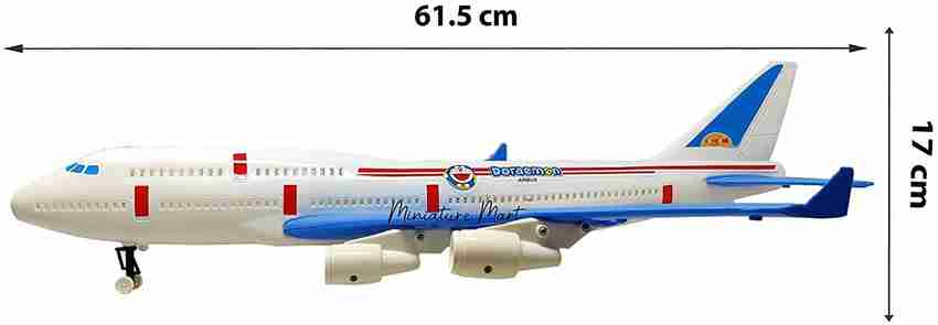 Miniature Mart Big Size Push Go Aeroplan For Boys 2 3 4 5 6