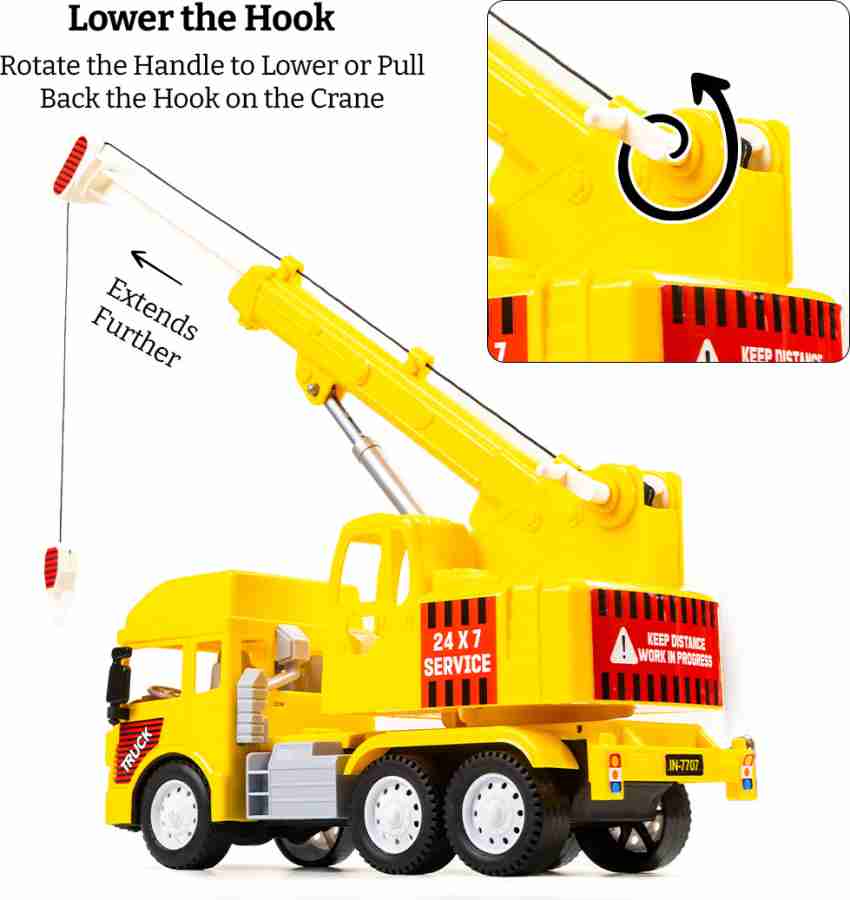 MY FIRST WHEELS Hydra Crane (77024) Friction Powered Crane Toy - Hydra Crane  (77024) Friction Powered Crane Toy . shop for MY FIRST WHEELS products in  India.