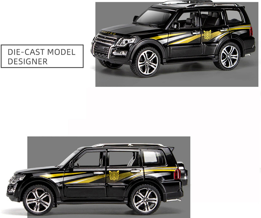 DEZICON ECOM 1 32 Diecast Metal Model Car Pajero Sport Toy Car For