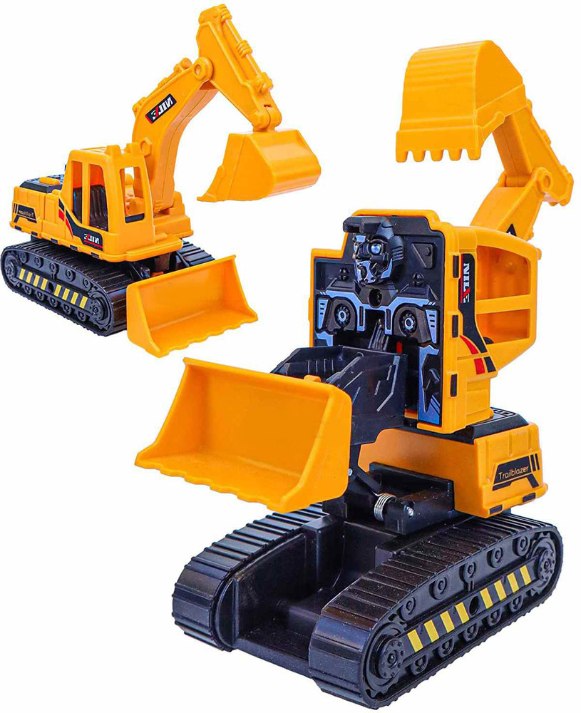 Orange excavator toy hotsell