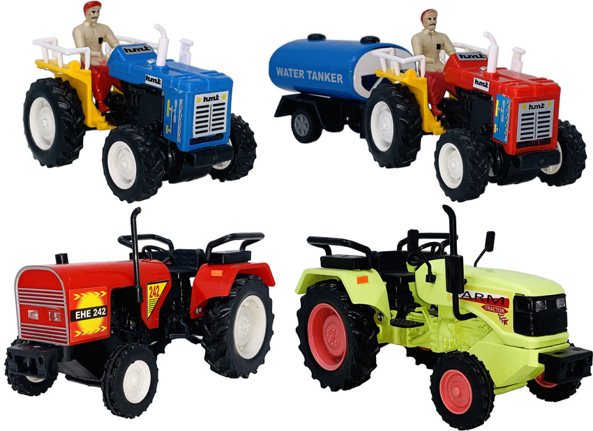 Miniature Mart Kids Small Size Pull Back Go Indian Farm Land