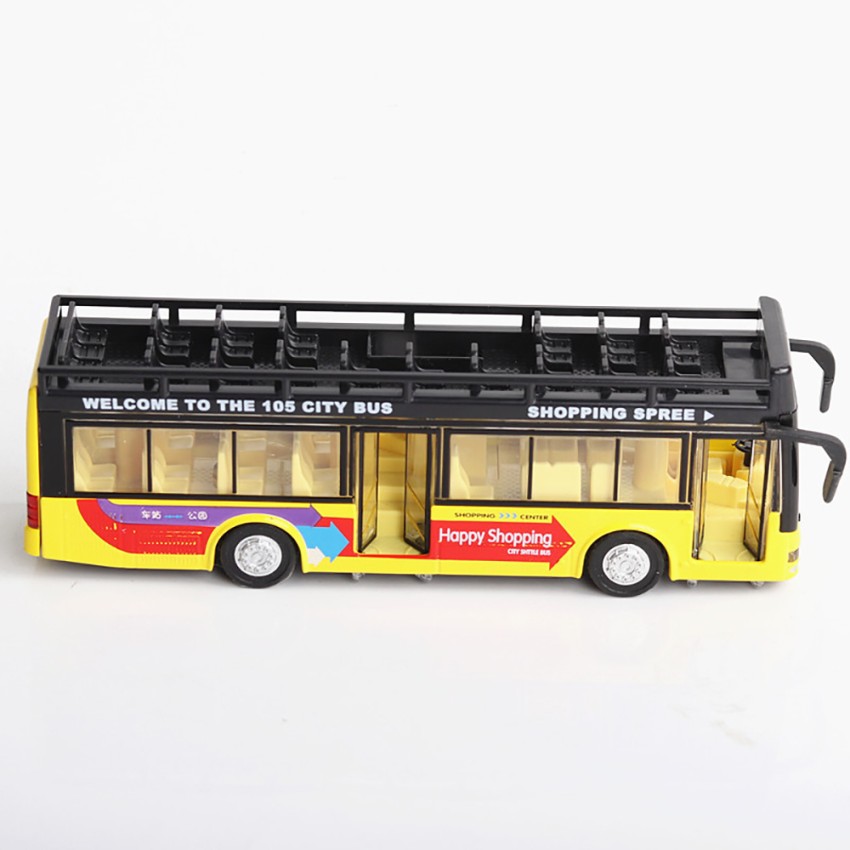 COELON Diecast Metal Alloy London Long Sightseeing Bus Collection